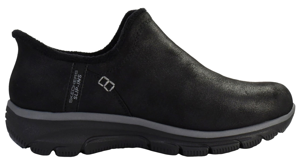 Skechers Women's Easy Going-Modern Hour Slip-In Ankle Boot, Black