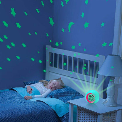 Tarklanda Reloj Despertador para Niños (Proyector de Luna y Estrellas)
