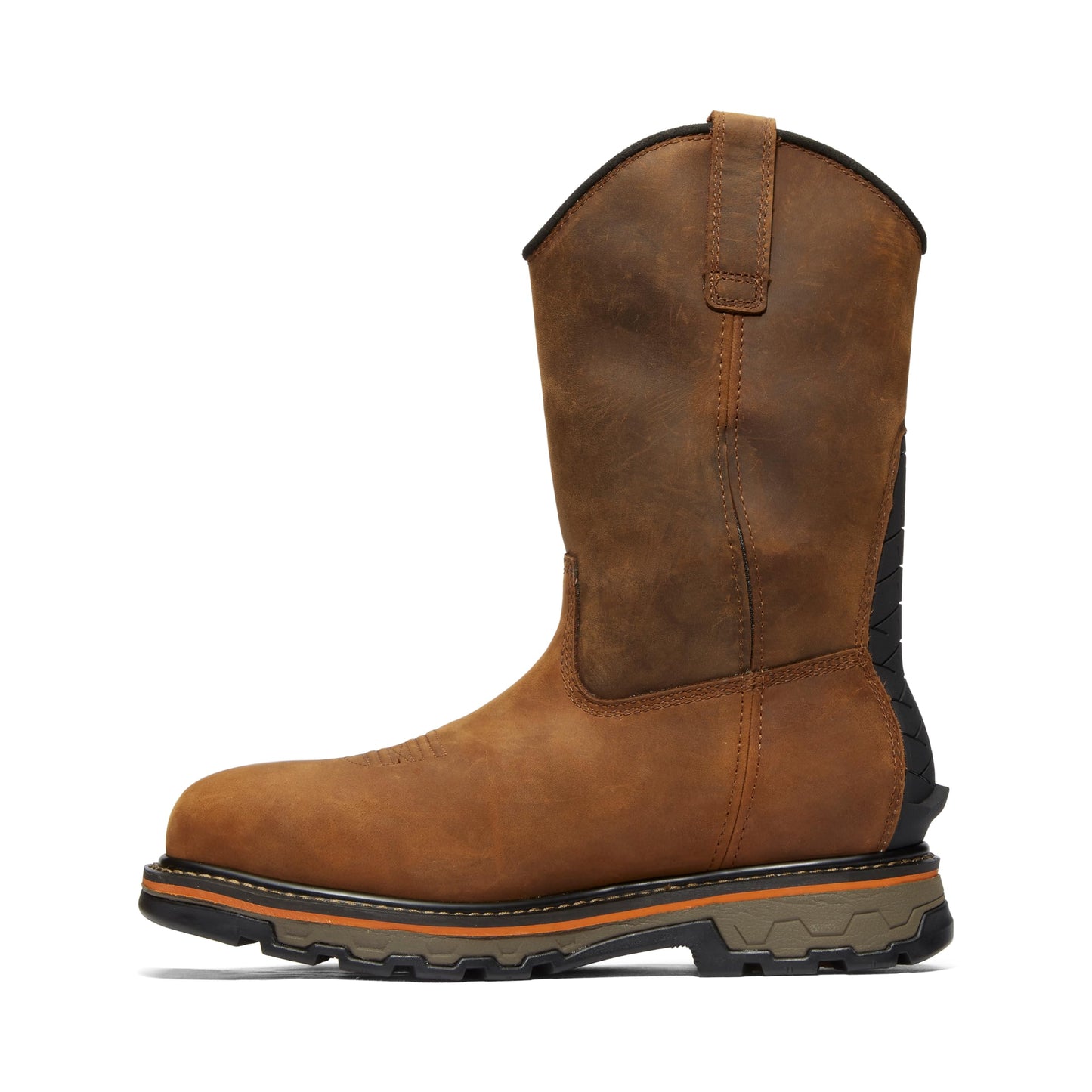 Timberland PRO Men's True Grit Pull On Composite Safety Toe Waterproof Industrial Western Work Boot, Earth Bandit-2024 NEW
