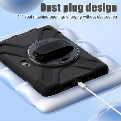 ZenRich Rugged Case for Galaxy Tab Active 5 Pro/Active 4 Pro 10.1-Inch, Full-Body Shockproof Protective Case with 360 Rotating Kickstand Hand Strap Shoulder Belt
