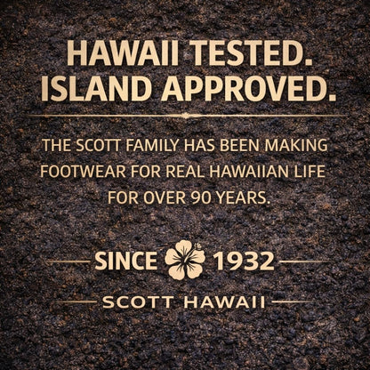 Scott Hawaii Marine Flip Flop | Marlin Fish Design | Tubular Nylon Strap | Non-Marking Outsole | No-Slip Boat Sandal | Arch Support