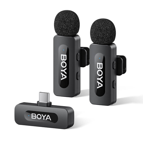 BOYA Micrófonos Inalámbricos BY-V20 (Puerto USB-C)