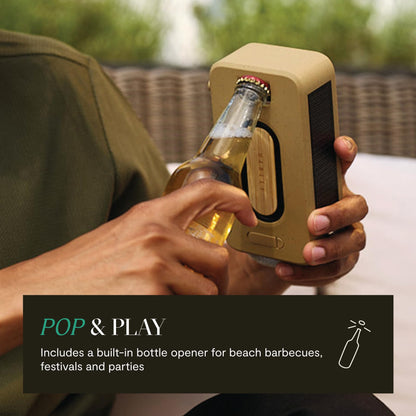 House of Marley Rise Up Altavoz Bluetooth Solar (Negro Característico)