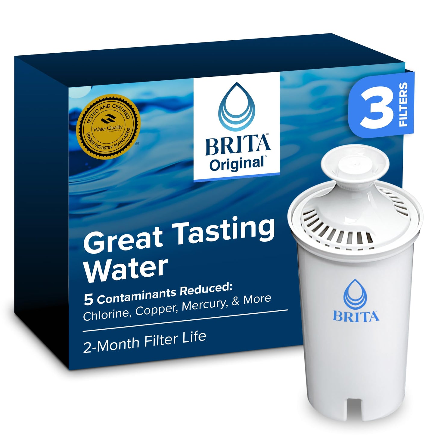 Brita Filtro de Agua Estándar (Paquete de 3)