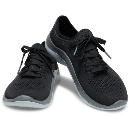 Crocs Zapatillas LiteRide 360 Pacer para Mujer (Talla 6 / Negro y Gris)