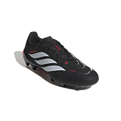 adidas Unisex League Firm Ground, Black/White/Lucid Red