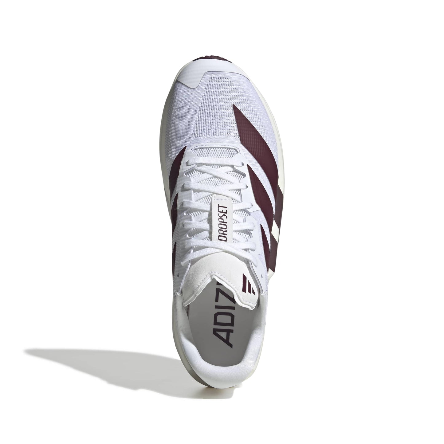 adidas Men's Adizero Dropset Pro Training, White/Maroon/Iron Metallic