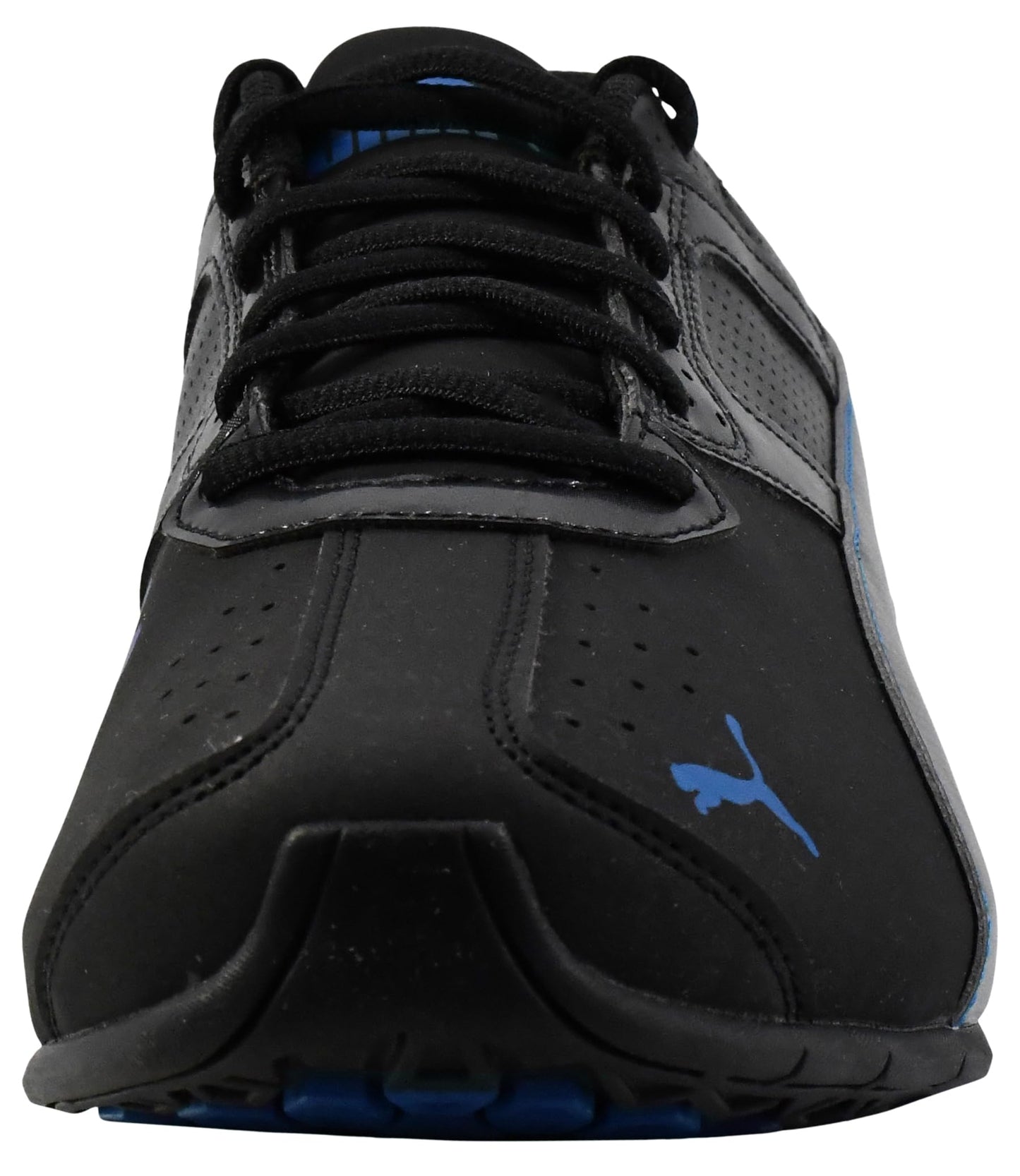 PUMA Men's Tazon 6 FM Shoes, Black-Aged Silver-True Blue