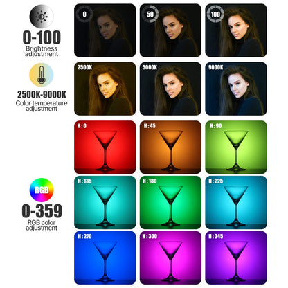 ULANZI VL49 Luces LED RGB para Video