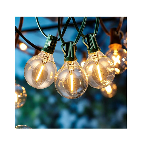 Formosa Guirnalda de Luces LED Navideñas 26ft (Interior/Exterior / 25 Bombillas G40)