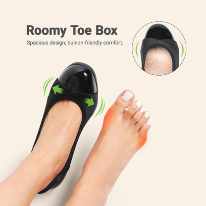 DREAM PAIRS Women's Pumps Low Chunky Block Closed Toe Shoes Work Comfortable Heels Round Toe Dress, Black, DWUMPU2507