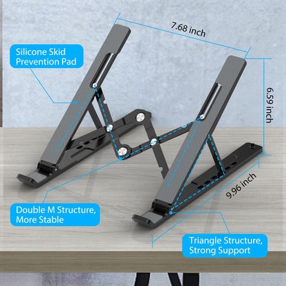 Gogoonike Soporte Ajustable para Laptop (Para Laptops de 10-15.6”)