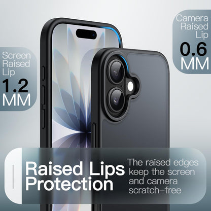 JETech Funda Mate para iPhone 17 de 6.3 Pulgadas (Negro)
