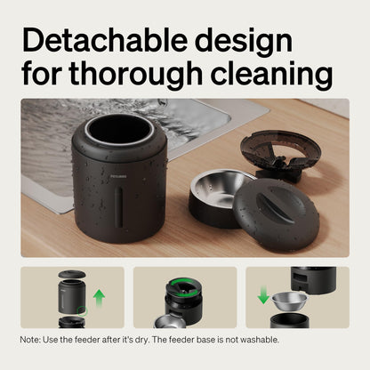 PETLIBRO Comedero Automático para Mascotas (5L / Negro Granary)