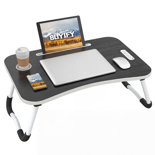 BUYIFY Escritorio Plegable de Regazo (Black)