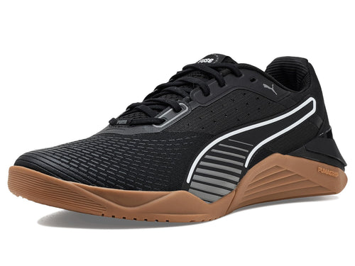 PUMA Mens Fuse 4.0 Cross Training Shoes Black/Cast Iron/Gum White