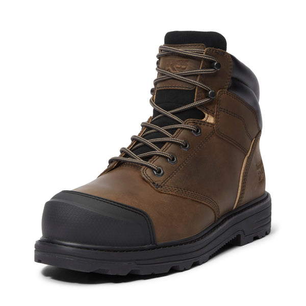 Timberland PRO Men's Titan Tasker 6 Inch Alloy Safety Toe Industrial Work Boot, Medium Brown Full Grain