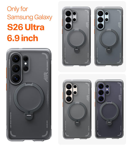 TORRAS Funda Ostand Q3 Air para Galaxy S26 Ultra 6.9" (Shadow Black)