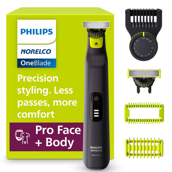 Philips Norelco Rasuradora Eléctrica OneBlade Pro 360 (Modelo QP6542/70)
