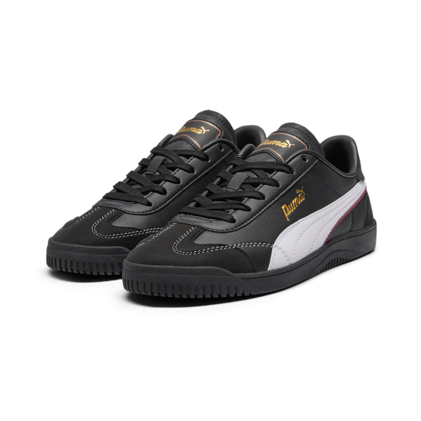 PUMA Women's Club 5v5 Sneaker Black White Gold