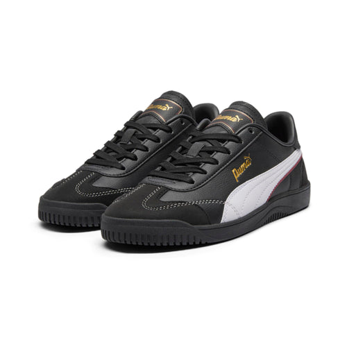 PUMA Women's Club 5v5 Sneaker Black White Gold