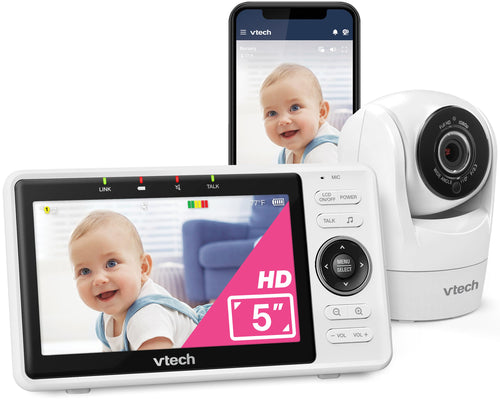 VTech Monitor de Bebé Inteligente WiFi VM901 (Pantalla 5")