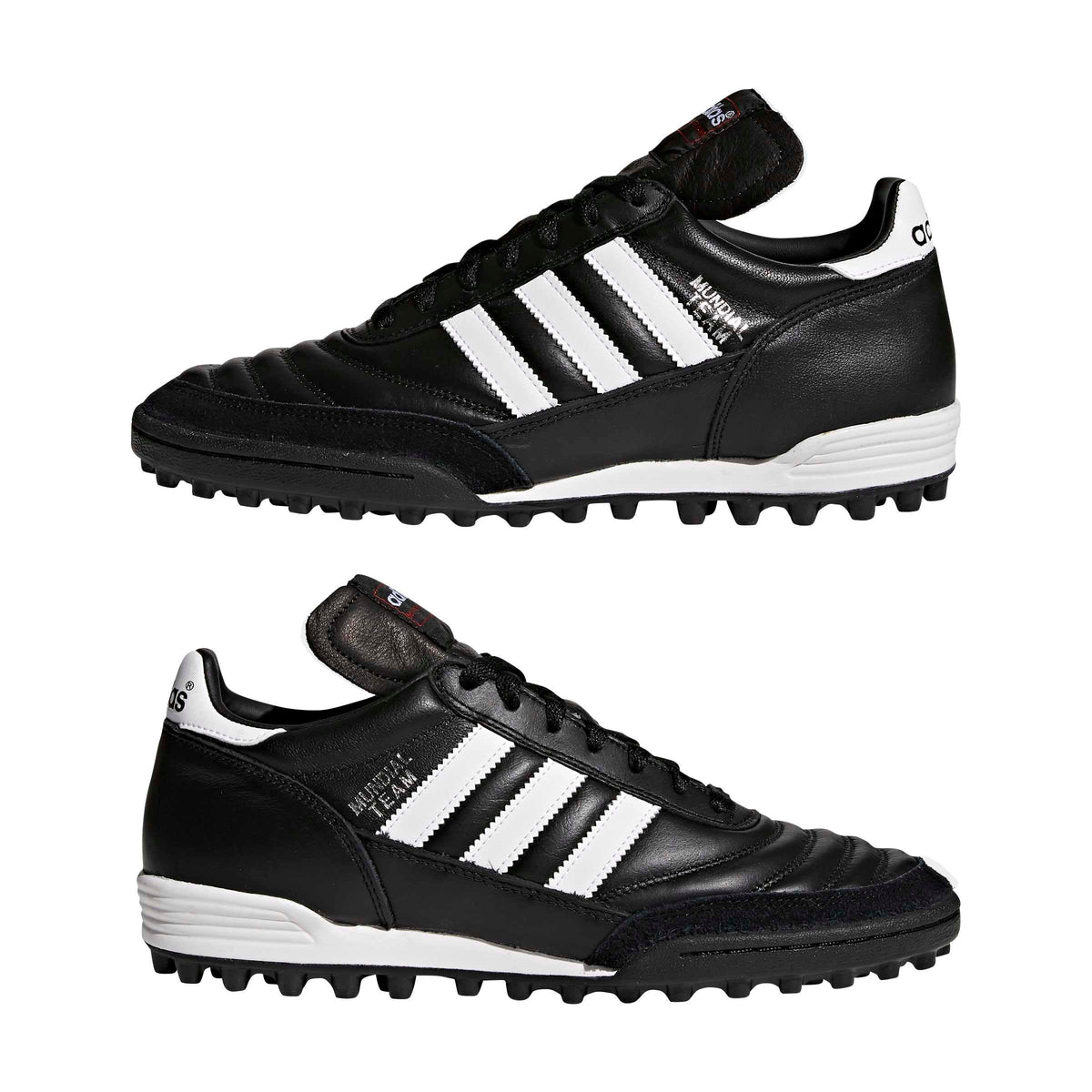 adidas Performance Men's MUNDIAL TEAM Athletic Shoe, black/white/red