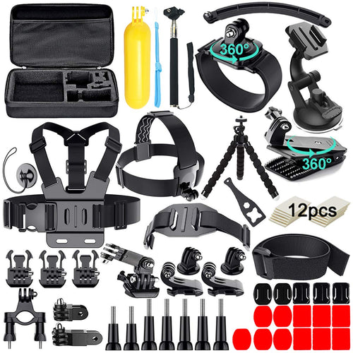 Appolab Kit de Accesorios 61 en 1 para Cámara de Acción