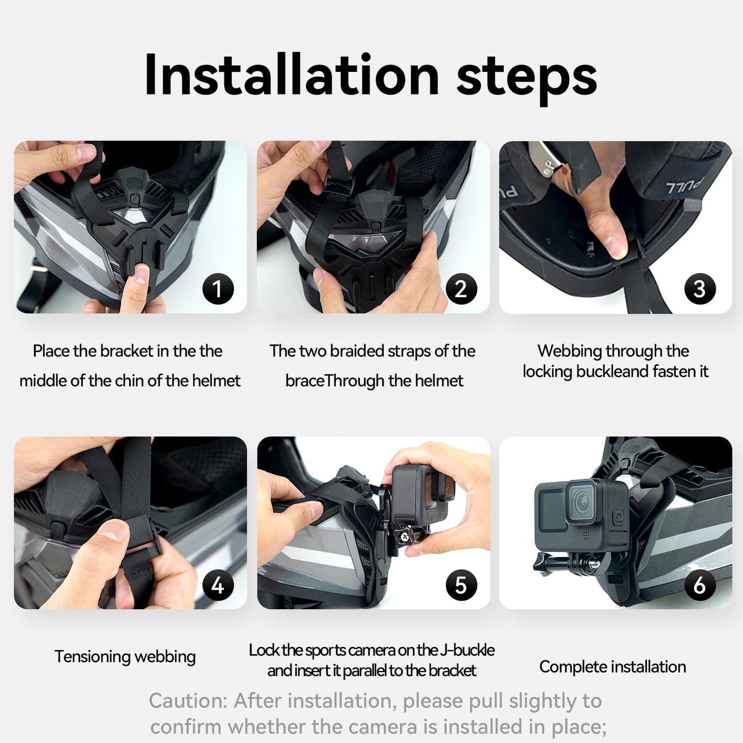 Soporte de Casco para GoPro (Accesorios de Montaje)