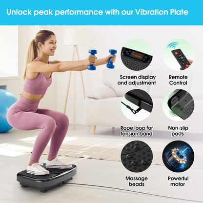 SoftGym Waver Máquina de Ejercicios con Placa de Vibración (120 Niveles)