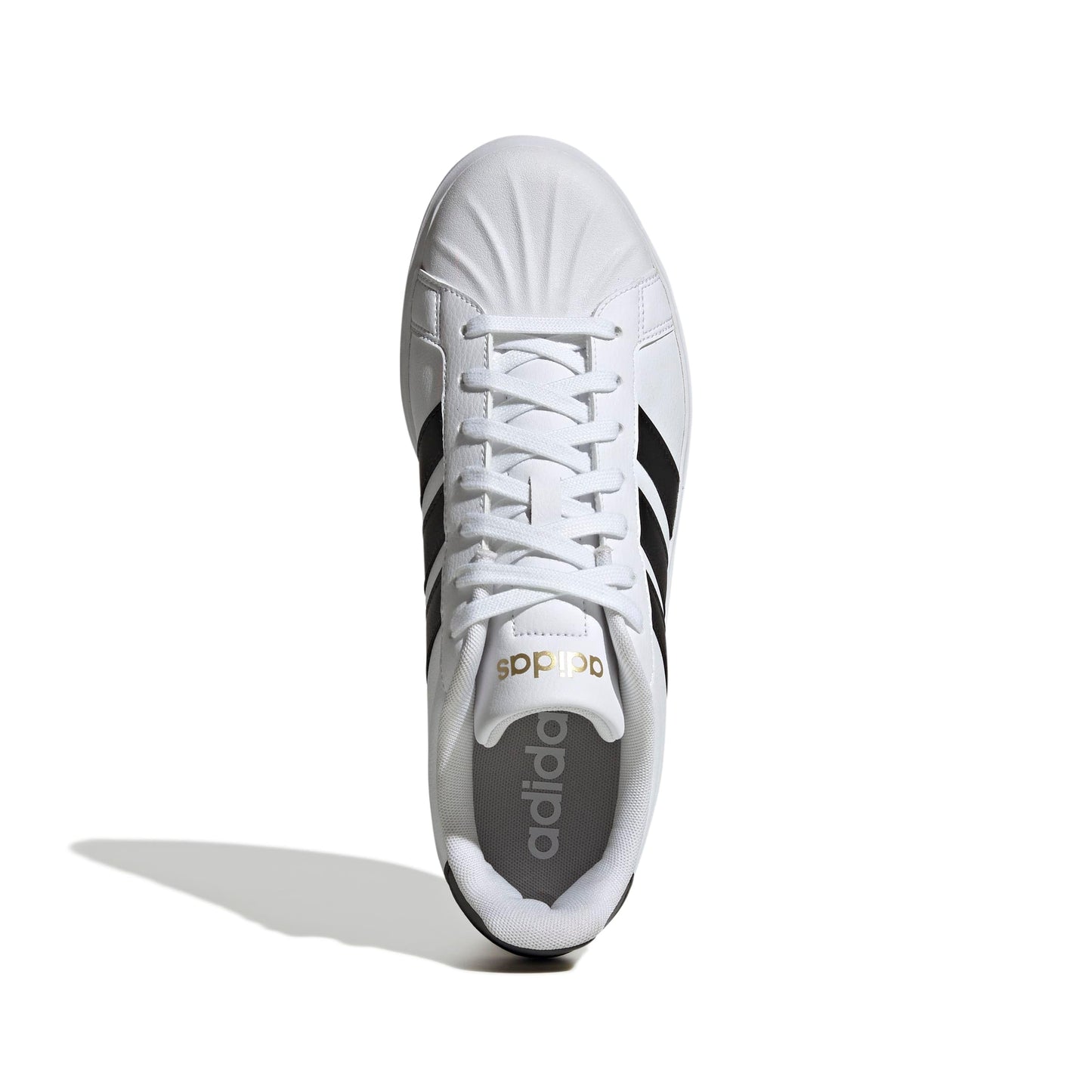 adidas Men's Streetalk, White/Black/Gold Metallic