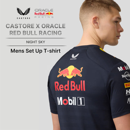 Castore Camiseta para Hombre Red Bull Racing F1 Team (Night Sky Blue)