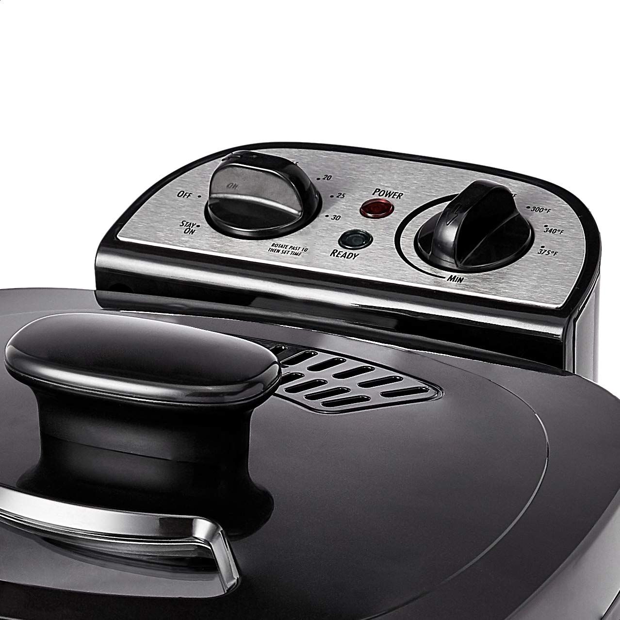Amazon Basics Freidora Eléctrica de 2.1-Qt / 2.0L (1500W / Black)