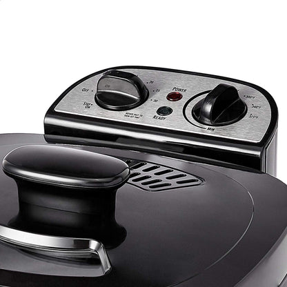Amazon Basics Freidora Eléctrica de 2.1-Qt / 2.0L (1500W / Black)