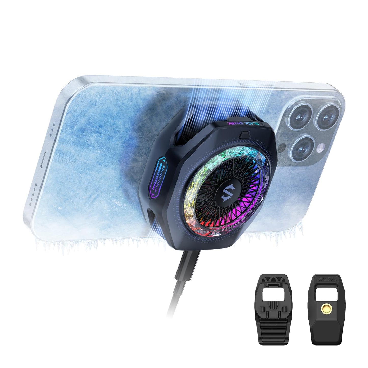 Black Shark Enfriador Magnético para Teléfono 5 Pro (RGB / Detachable Grip)
