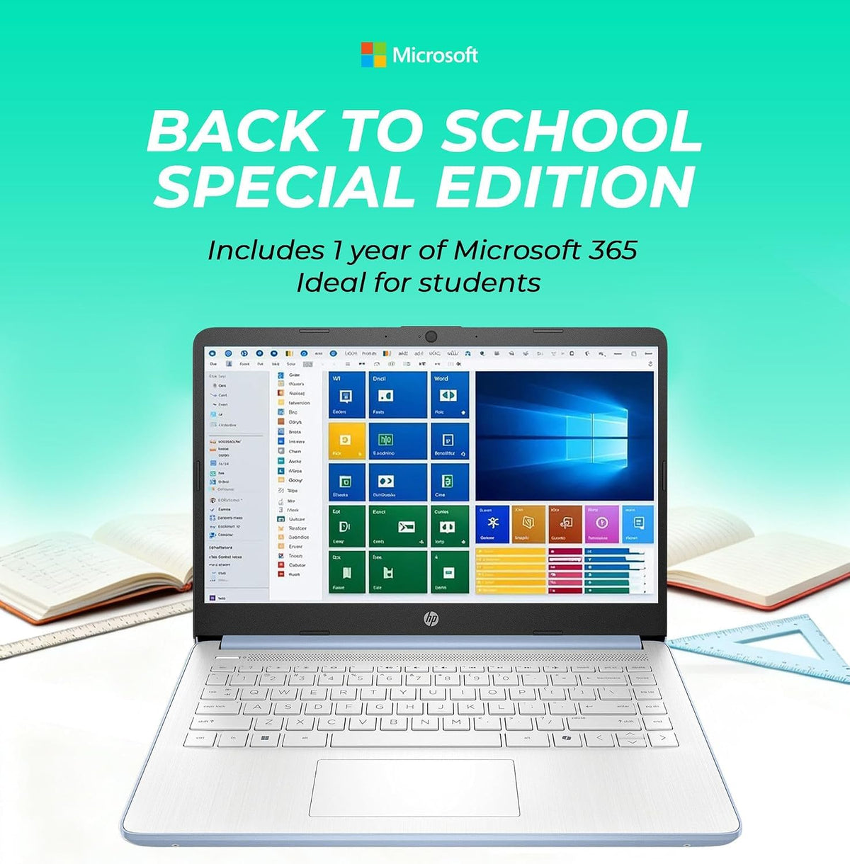 HP Computadora Portátil New Everyday Slim (128GB SSD + 1TB)