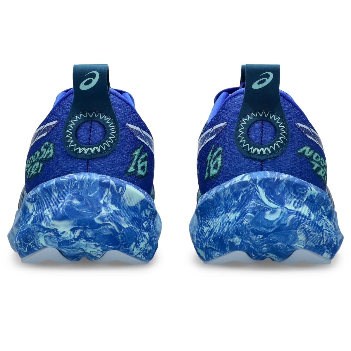 ASICS Men's Noosa TRI 16 Running Shoes, NEON Blue/Illuminate Mint
