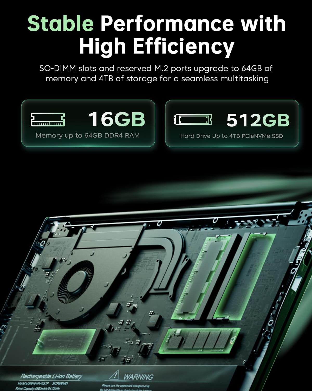 Laptop Ligera para Gaming (16GB RAM / 512GB SSD)