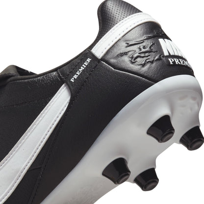 Nike Premier 3 FG Low Top Football Boot HM0265, Black White