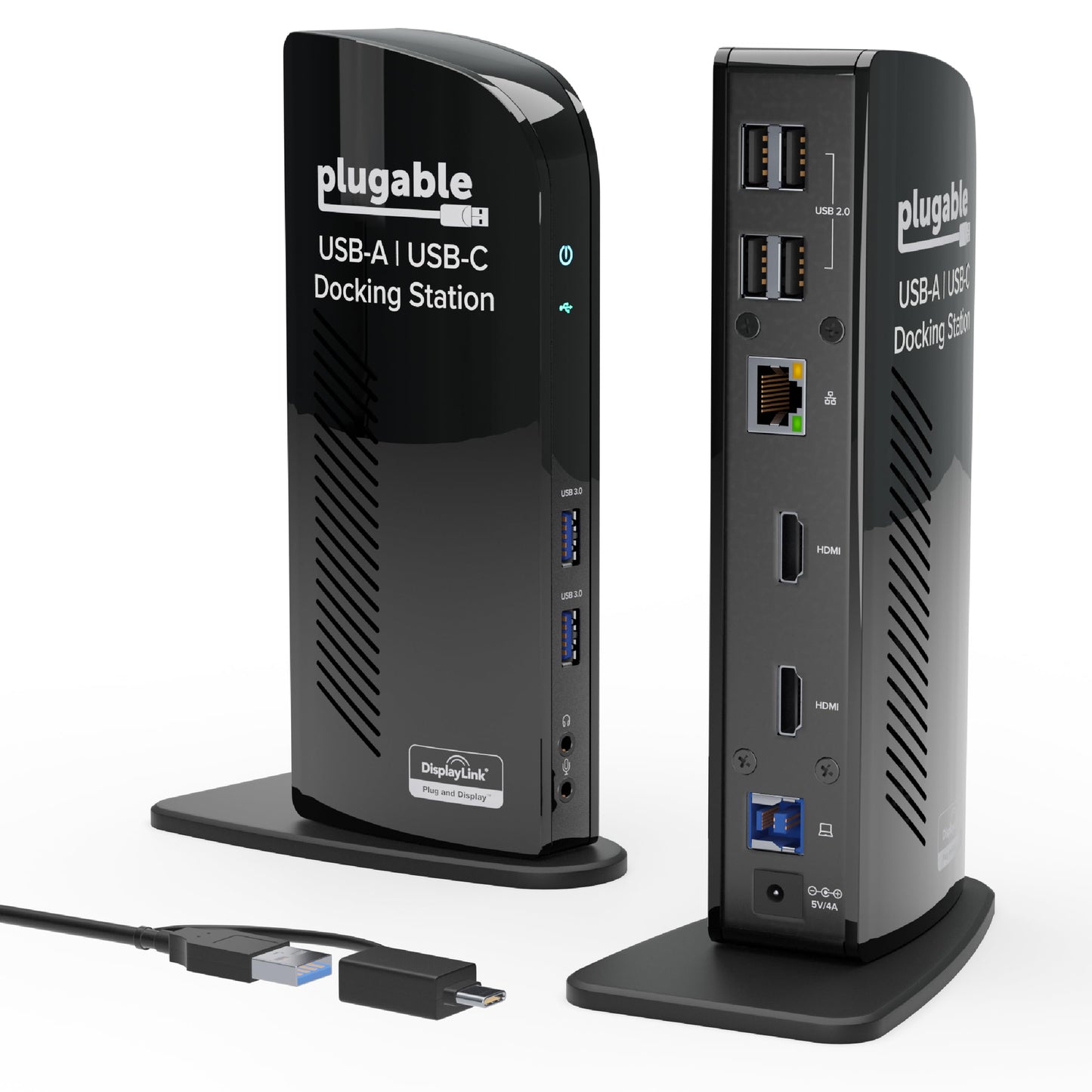 Plugable Estación de Conexión Universal para Laptop (Dual HDMI / 6 Puertos USB)
