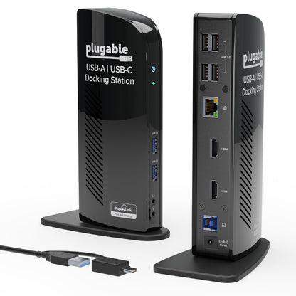 Plugable Estación de Conexión Universal para Laptop (Dual HDMI / 6 Puertos USB)