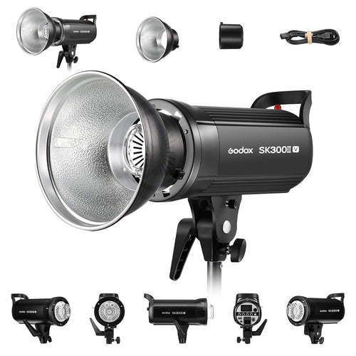 Godox Kit de Flash de Estudio SK300II-V SK300IIV (300Ws / 110~120V)