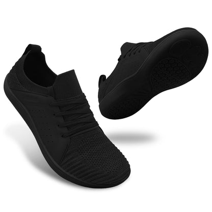 relxfeet Zapatillas Minimalistas de Entrenamiento Descalzo para Hombre (Talla 8.5 / Negro)