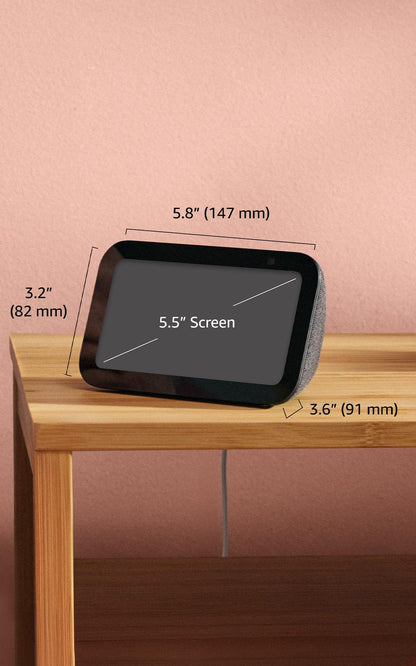 Amazon Echo Show 5 Pantalla Inteligente (Nuevo Modelo / Carbón)