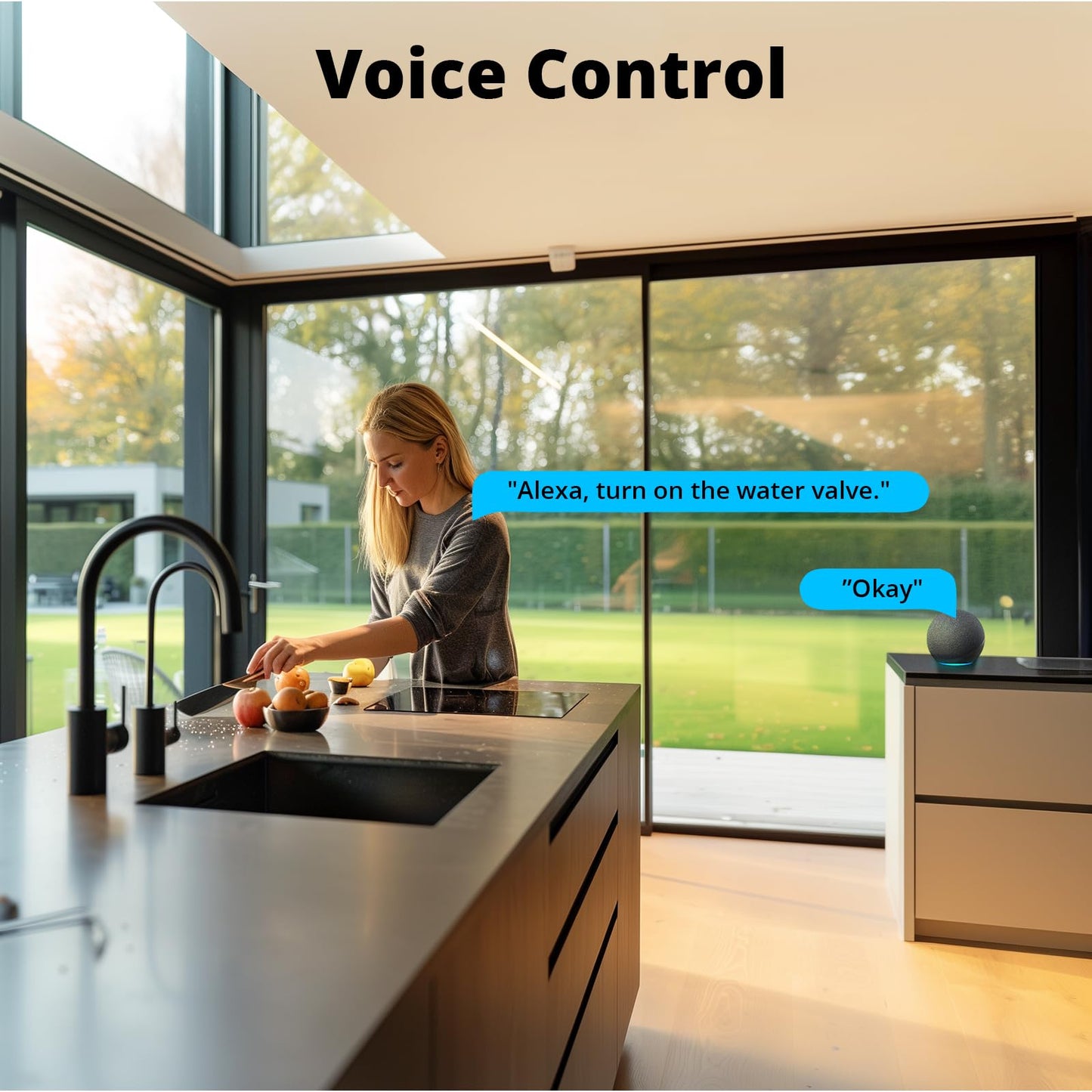 SONOFF Temporizador de Aspersor Inteligente Zigbee (Negro / SWV-NH)