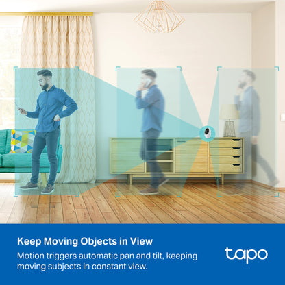 Tapo Cámara de Seguridad Inteligente para Interiores 4K Pan/Tilt (C260)