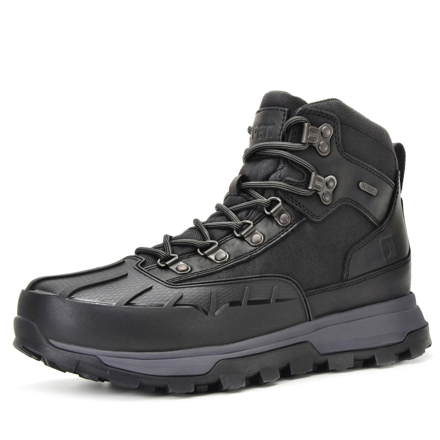 XPETI Men’s Legacy shell-toe hiking boots waterproof 11.5 BLACK