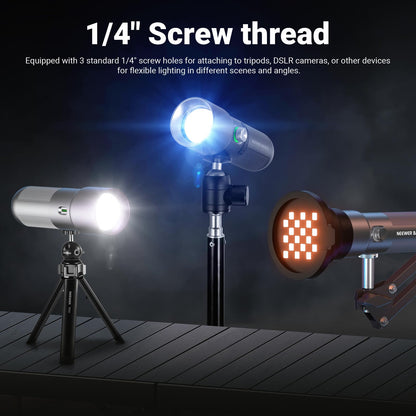 NEEWER Basics Linterna de Fotografía RGB (FL10)