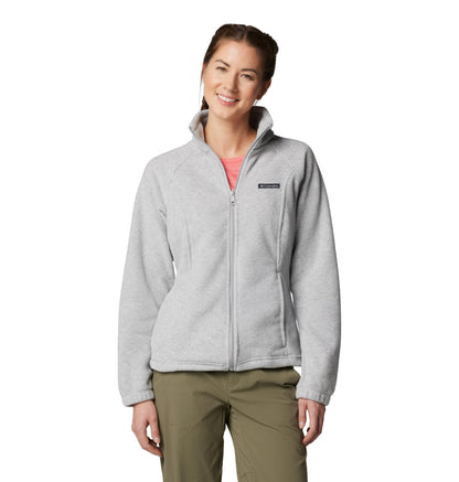 Columbia Chaqueta de Forro Polar Benton Springs para Mujer (Gris Cirrus Heather / Talla M)