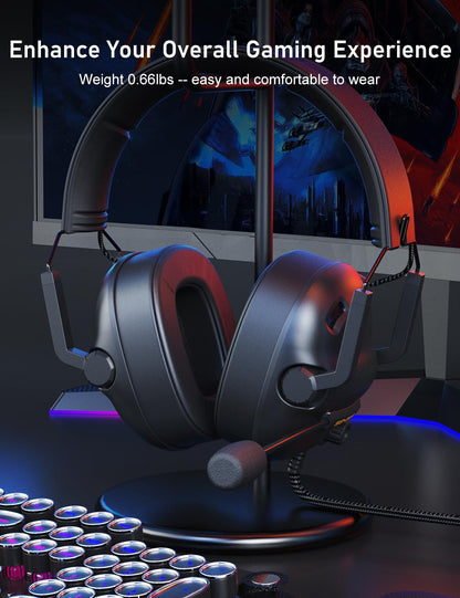 SENZER SG500 Audífonos Pro Gaming (Negro)